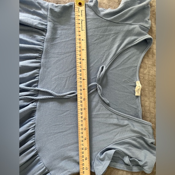 See You Monday | Baby Doll Dress with Flutter Sleeves (Size XL) - Picture 5 of 8